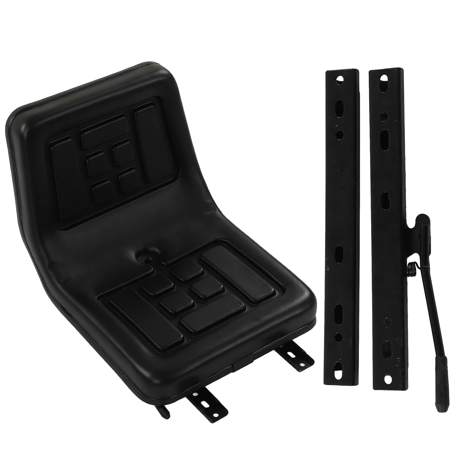 Traktor Sitz, Ergonomisches Verstellbares Design, Schwerlastkapazität, Schwarz