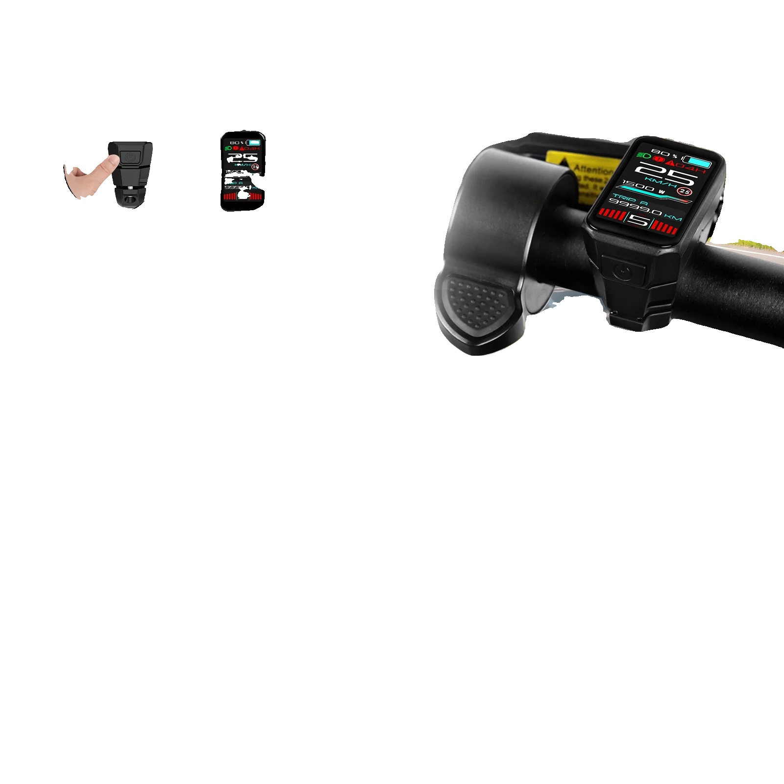 Ebike-display, Can-bus-kompatibilität, Led-anzeigetafel, Vd18mt-can