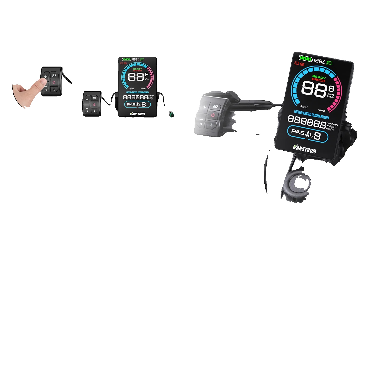 Ebike-display, Can-bus-kompatibilität, Led-anzeigetafel, Vd618 Farbe-dos