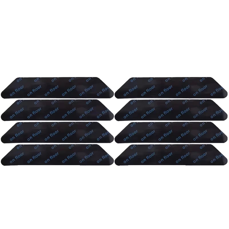 Teppichstopper, Rutschfestes Design, Einfache Anwendung, 64stk(8set), Schwarz-d