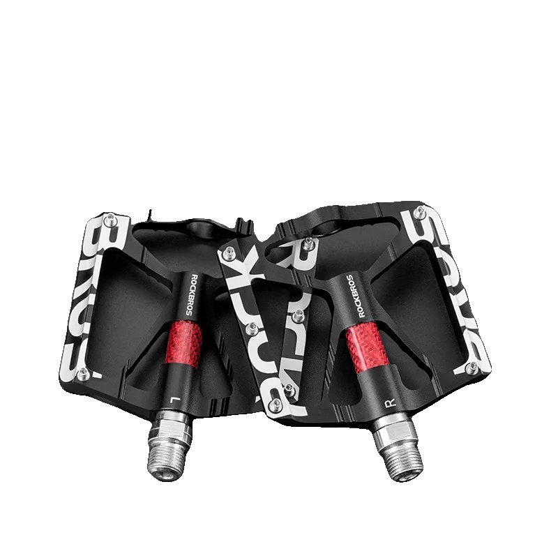 Fahrradpedale, Rutschfestes Design, Reflektierende Sicherheitsmerkmale, K307t Schwarz
