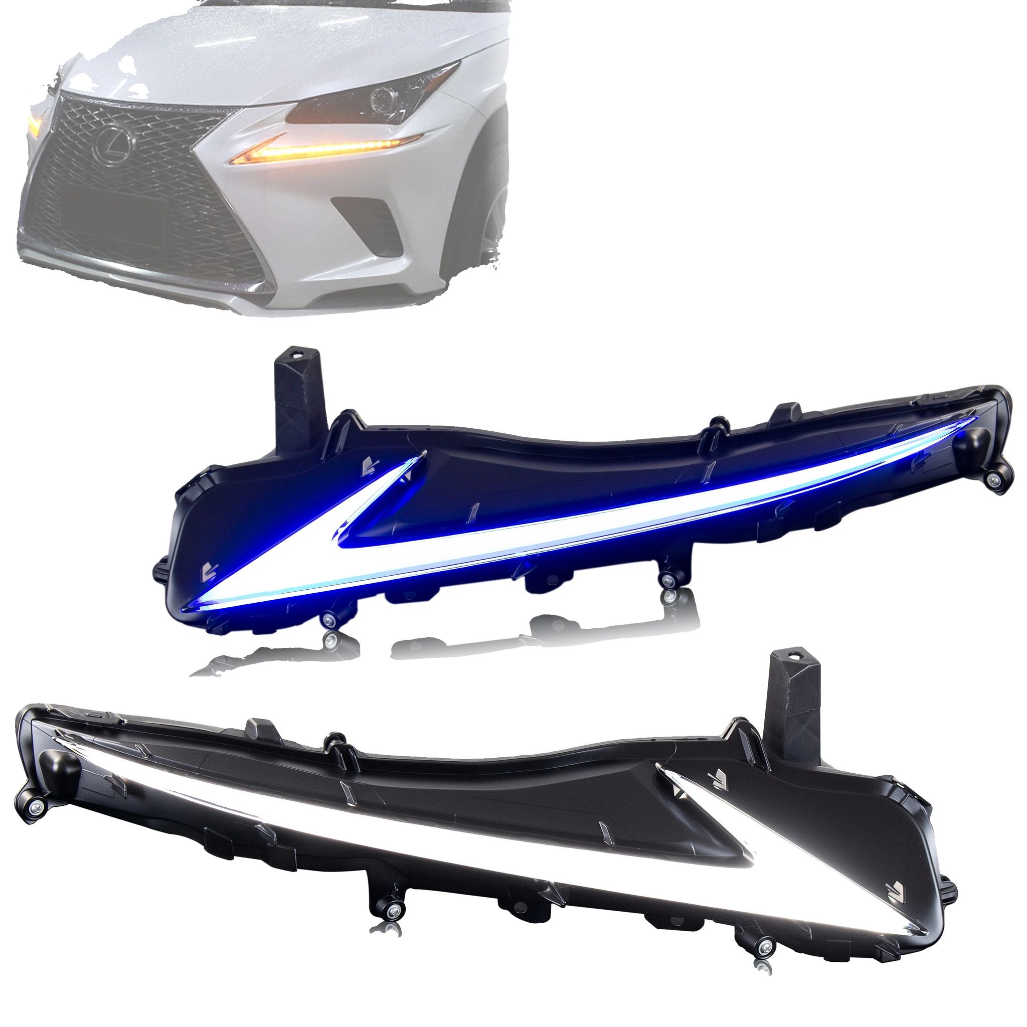 Led-tagfahrlicht, 12v, Wasserdicht Ip67, Dot-zertifiziert, Kompatibel Mit Lexus Is250 Is350 Is200t Is300 Isf, Einfache Installation