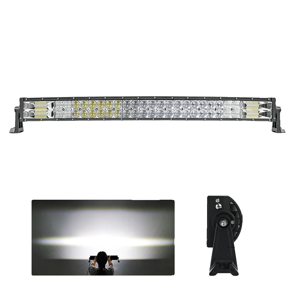 Offroad Lichtleiste, Dual-reihen-design, Hohe Lumen-ausgabe, 32 Gebogen Kein Draht