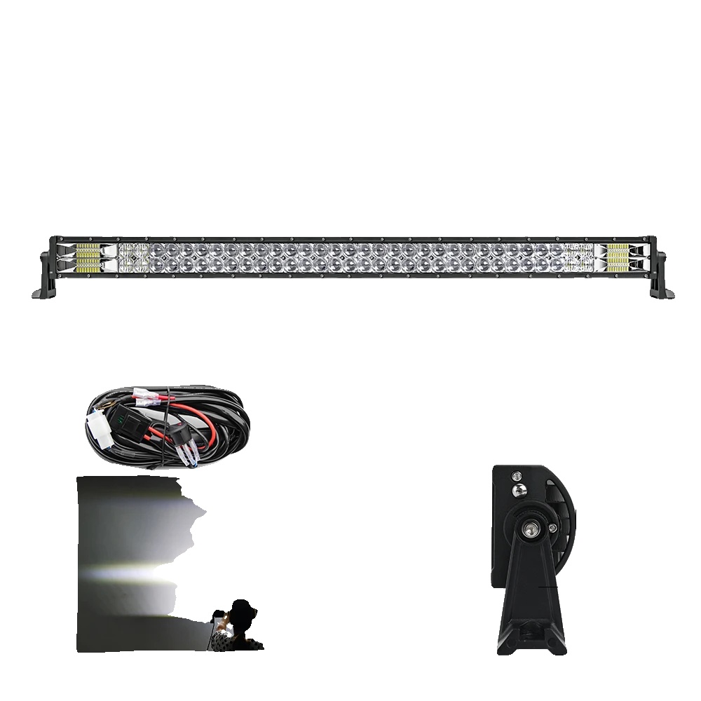 Lichtleiste, Dual Row, Kombi-strahlwinkel, 42gerade Mit Draht