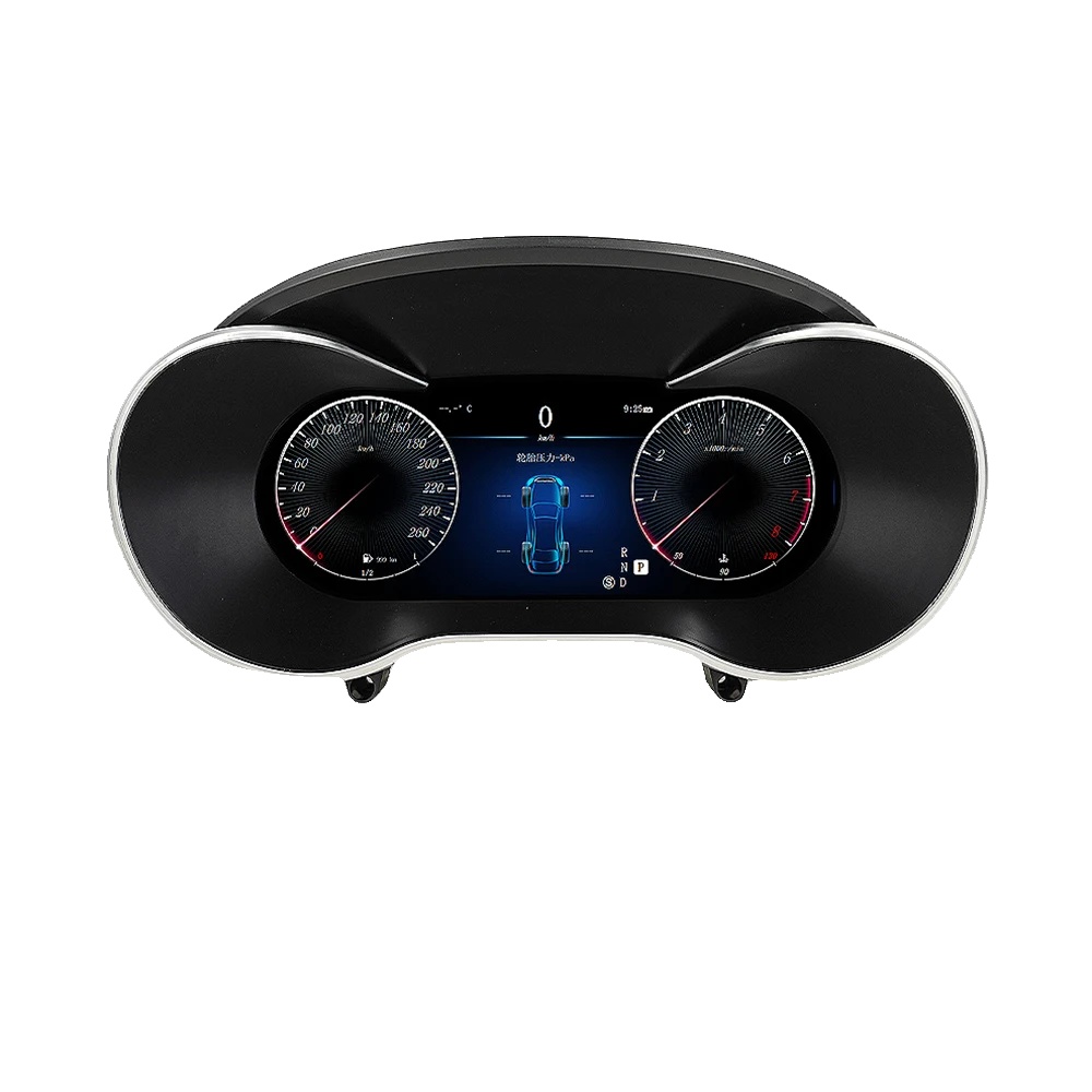 Digitales Dashboard-cluster, Hd-display, Fahrzeugdatenunterstützung, Schwarz