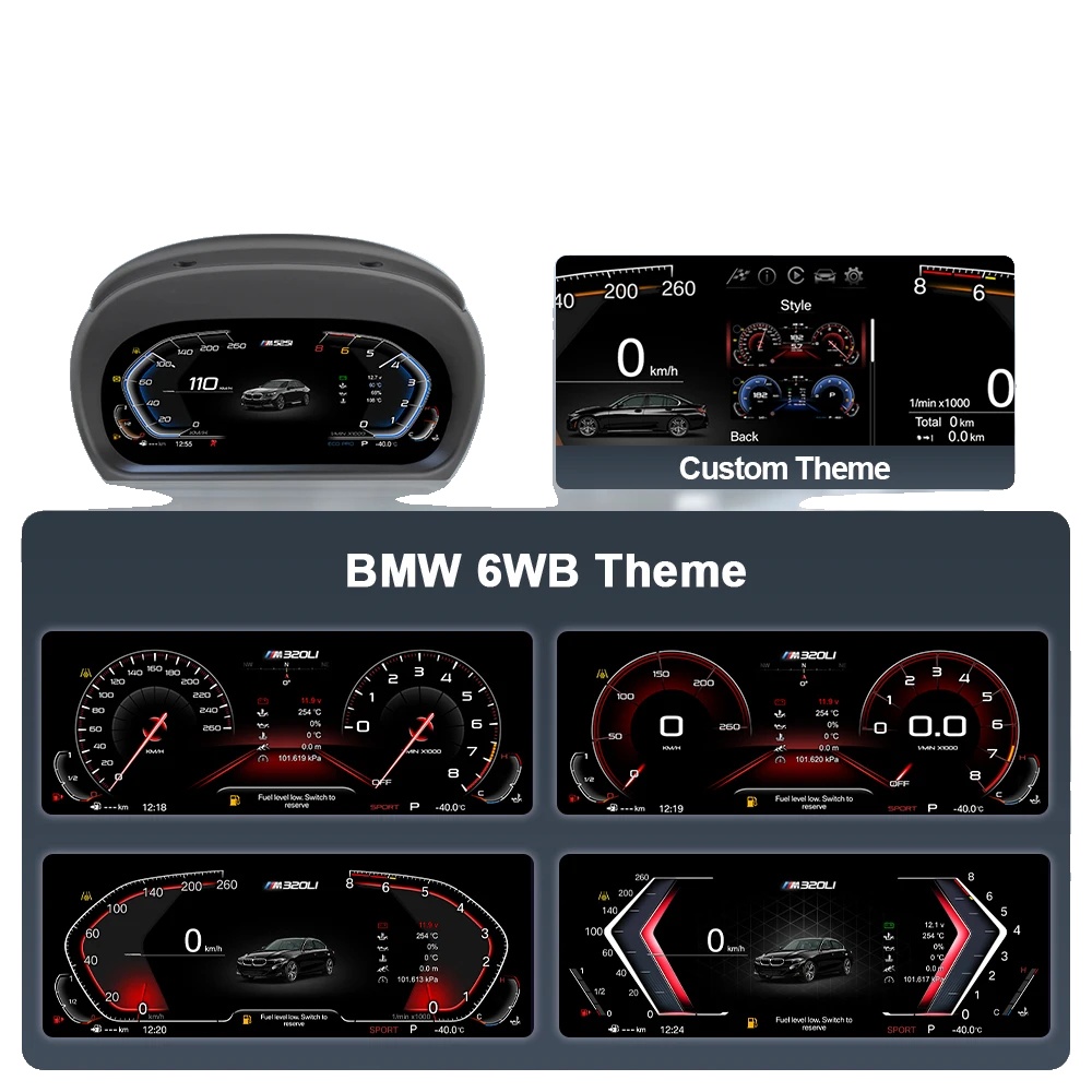 Digitales Armaturenbrett, Adaptive Helligkeit, Passt Für Luxuslimousine 3er-serie, E90 Standardversion