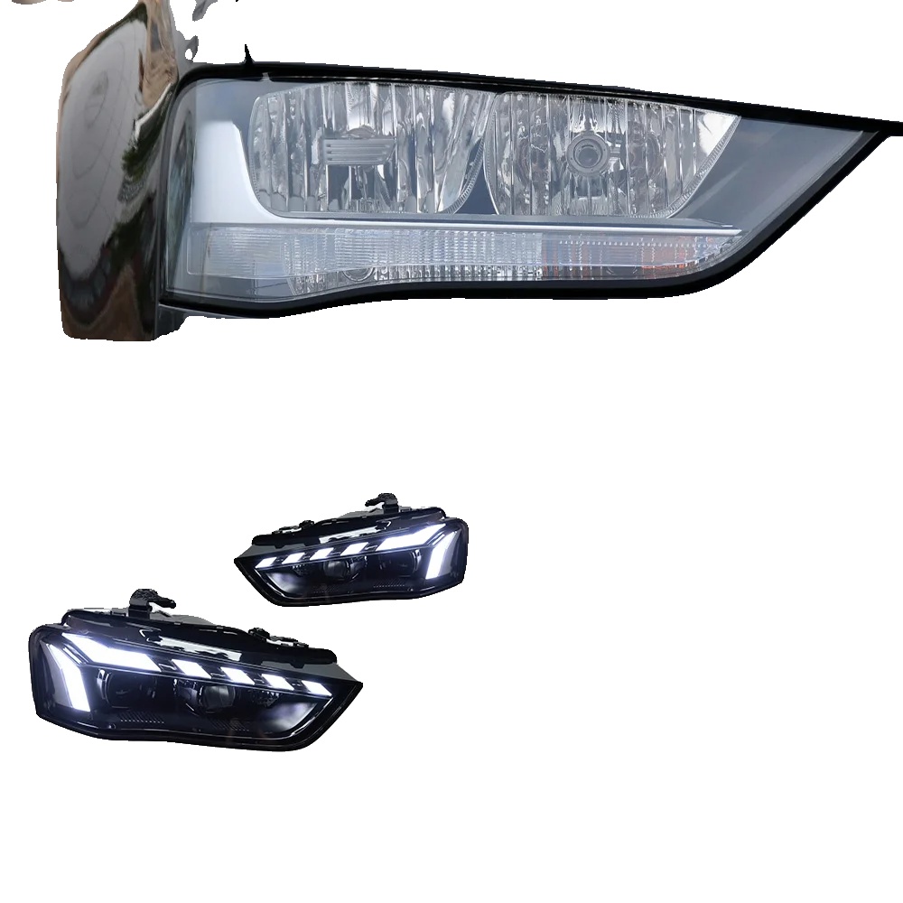 Scheinwerfer-einheit, Kompatibel Mit Audi A4, Led-technologie, Stilvolles Angel Eye-design, Original Ist Halogen, Lhd-a
