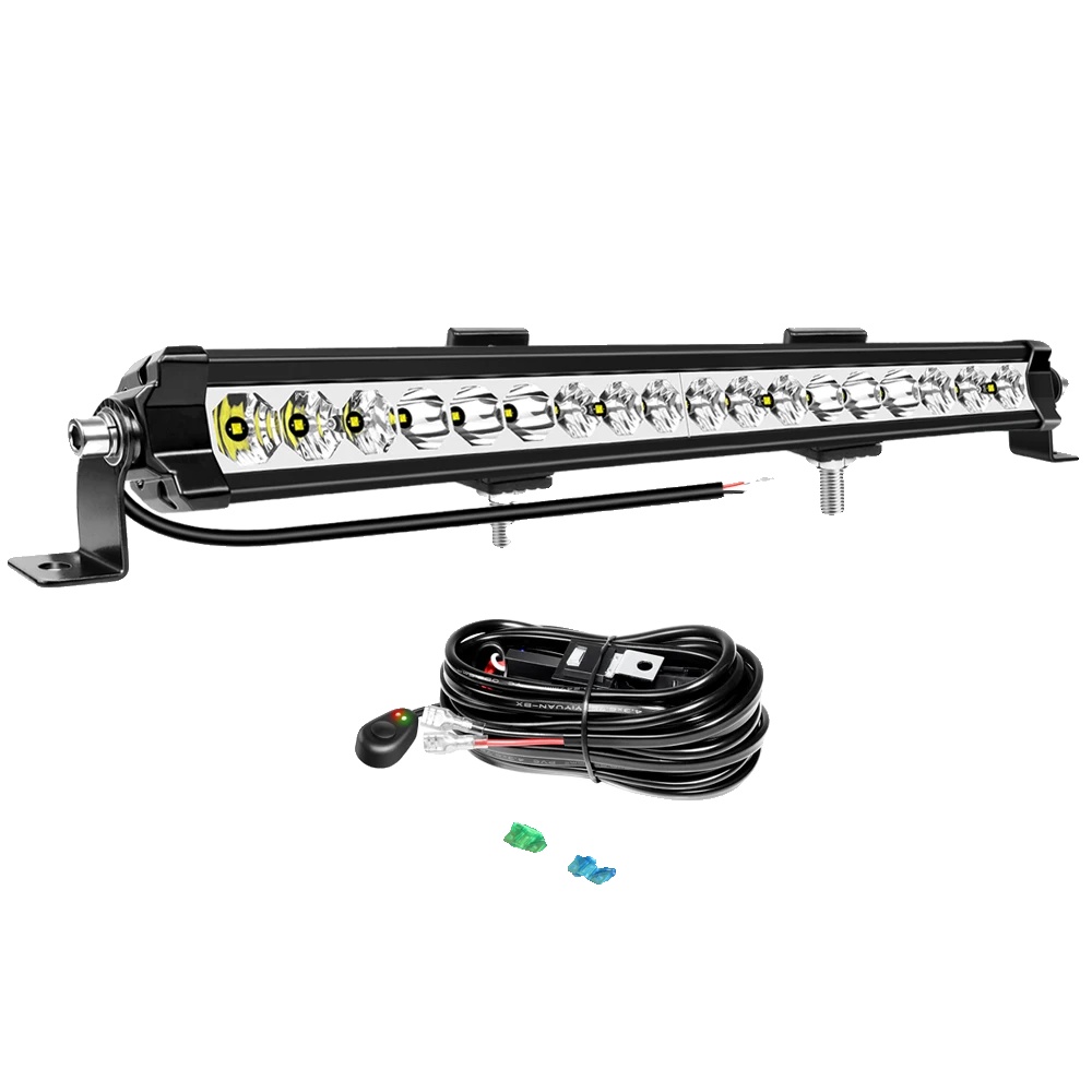 Led-lichtleiste, Hohe Helligkeit, Langlebige Konstruktion, 1x20inch 60w N Draht