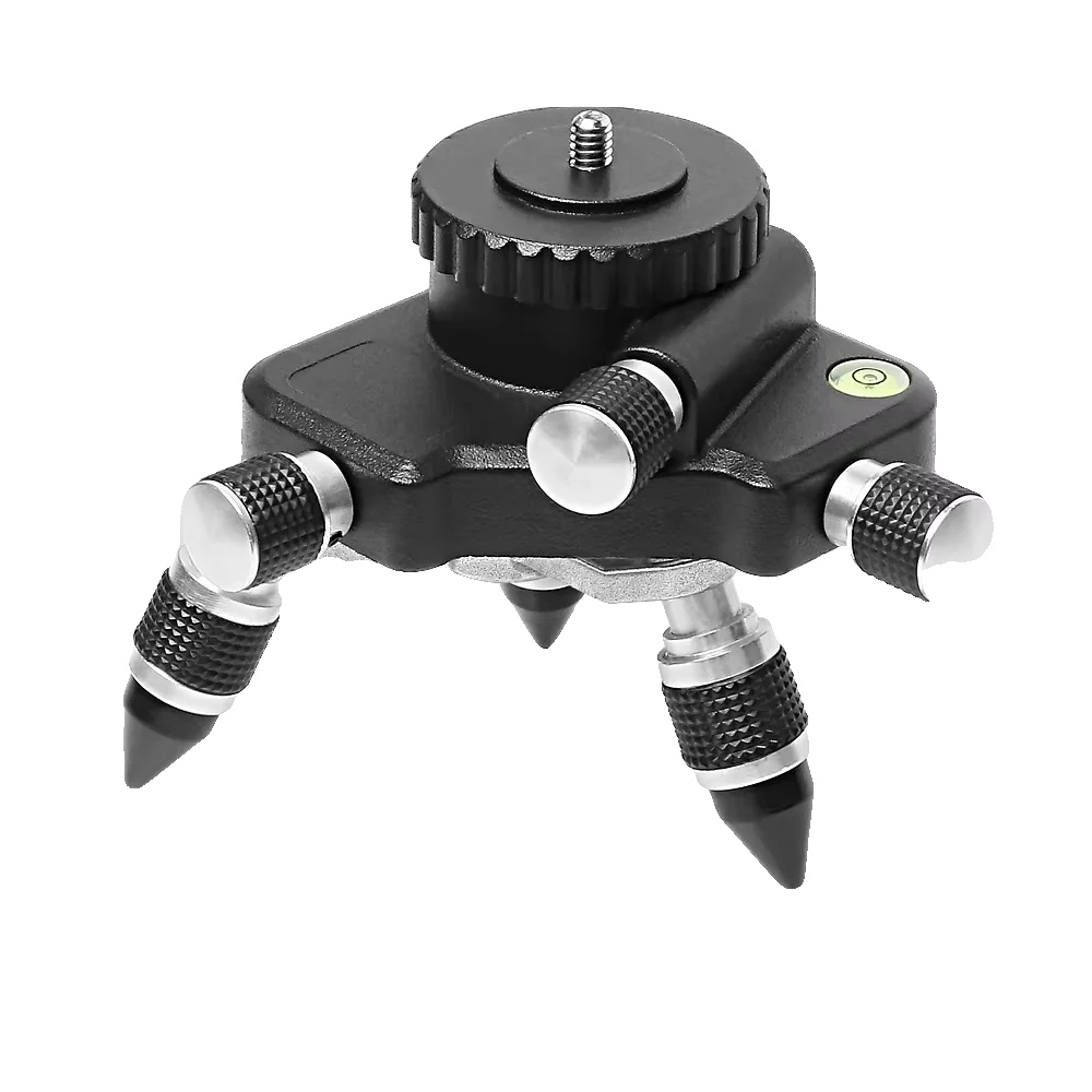 Laser-niveau Rotationsadapter, 360° Mikroverstellbare Basis, Stativkompatibel, Level-adapter