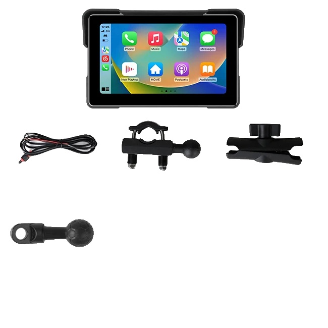 Kabelloses Carplay, Motorrad-dashcam, Bluetooth-musik, Moto Radio, Keine