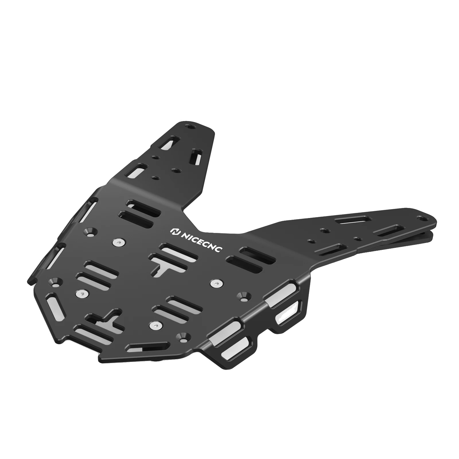 Hinterer Gepäckträger, Leichtes Design, Langlebige Aluminiumlegierung, Schwarz