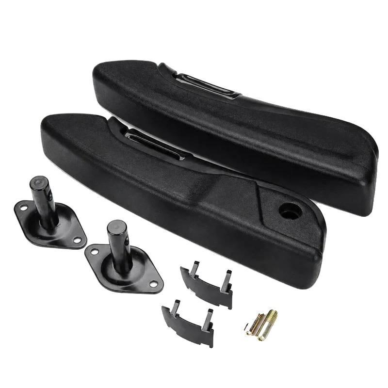 Verstellbares Armlehnen-kit, Pu-leder-material, Universelle Passform, Schwarz