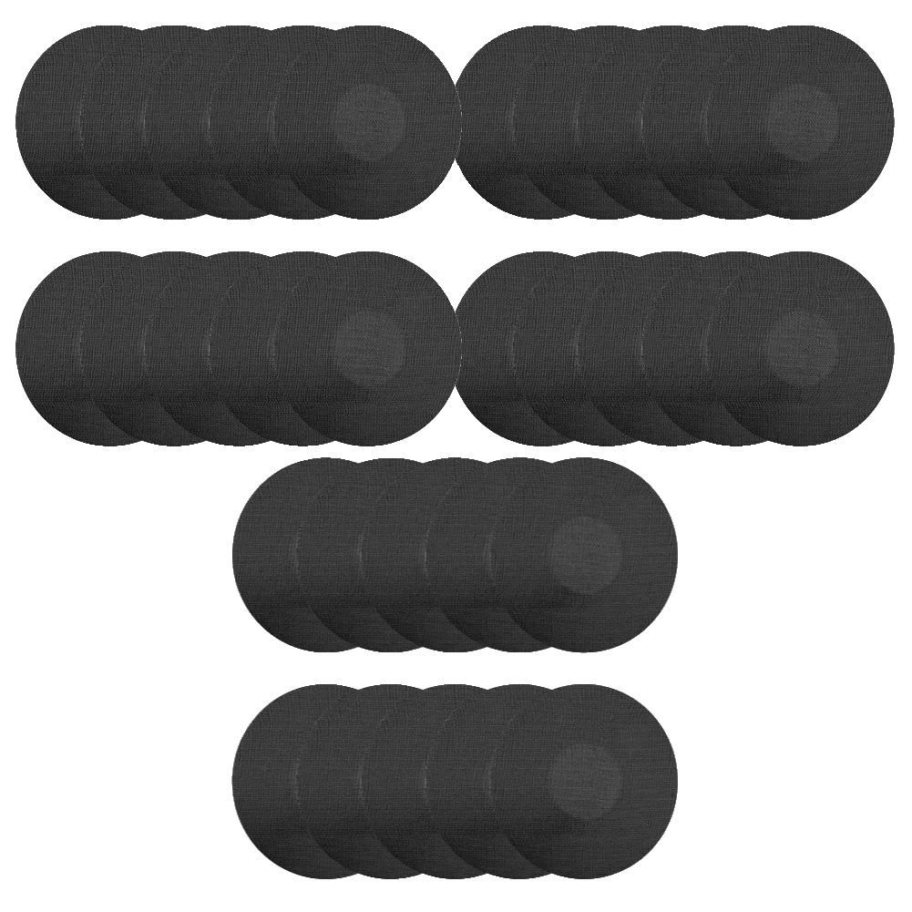 Patches, Wasserdicht, Atmungsaktiv, Klebend, 50 Stück Schwarz