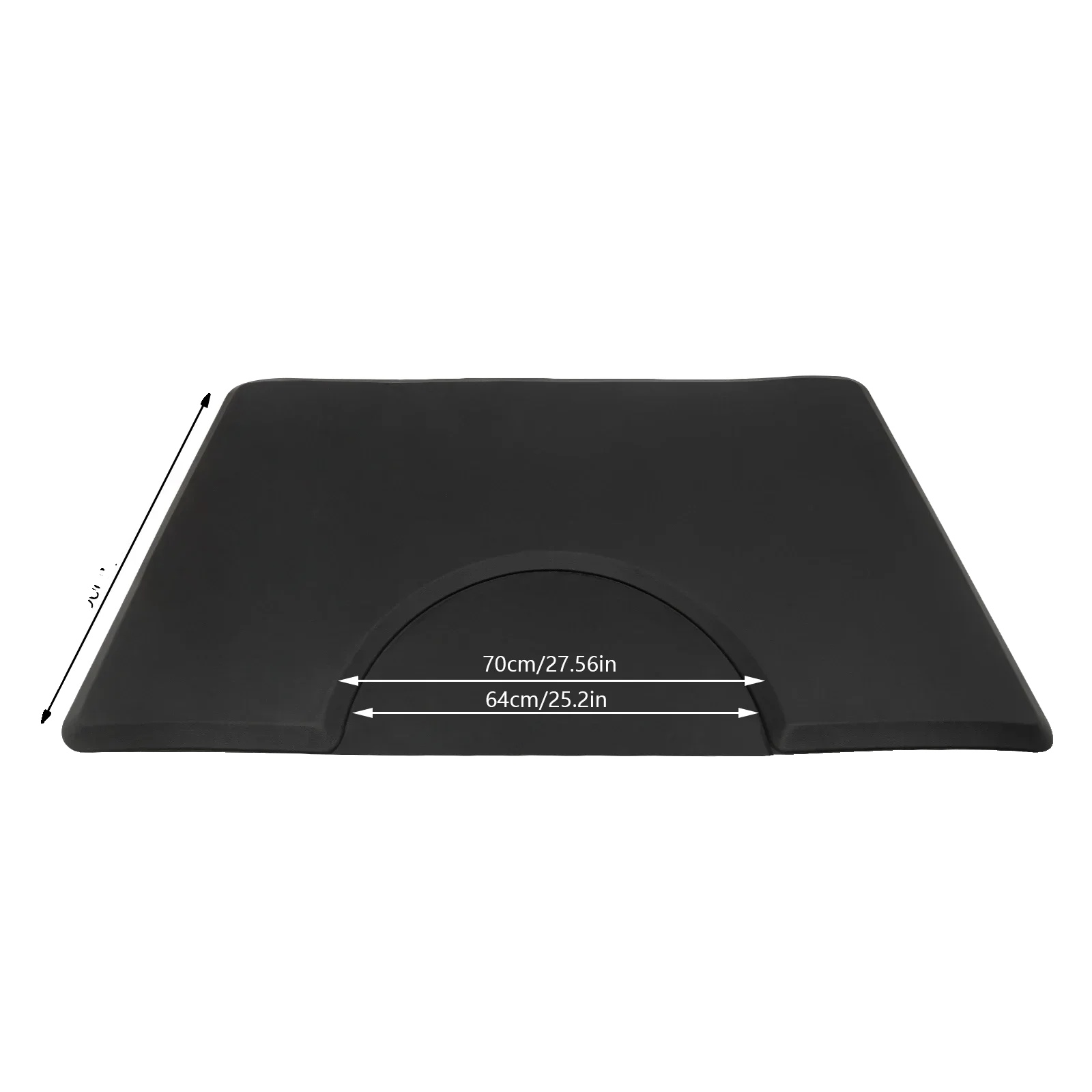 Salon Mat, Rutschfest, Ergonomisches Design, Schwarz