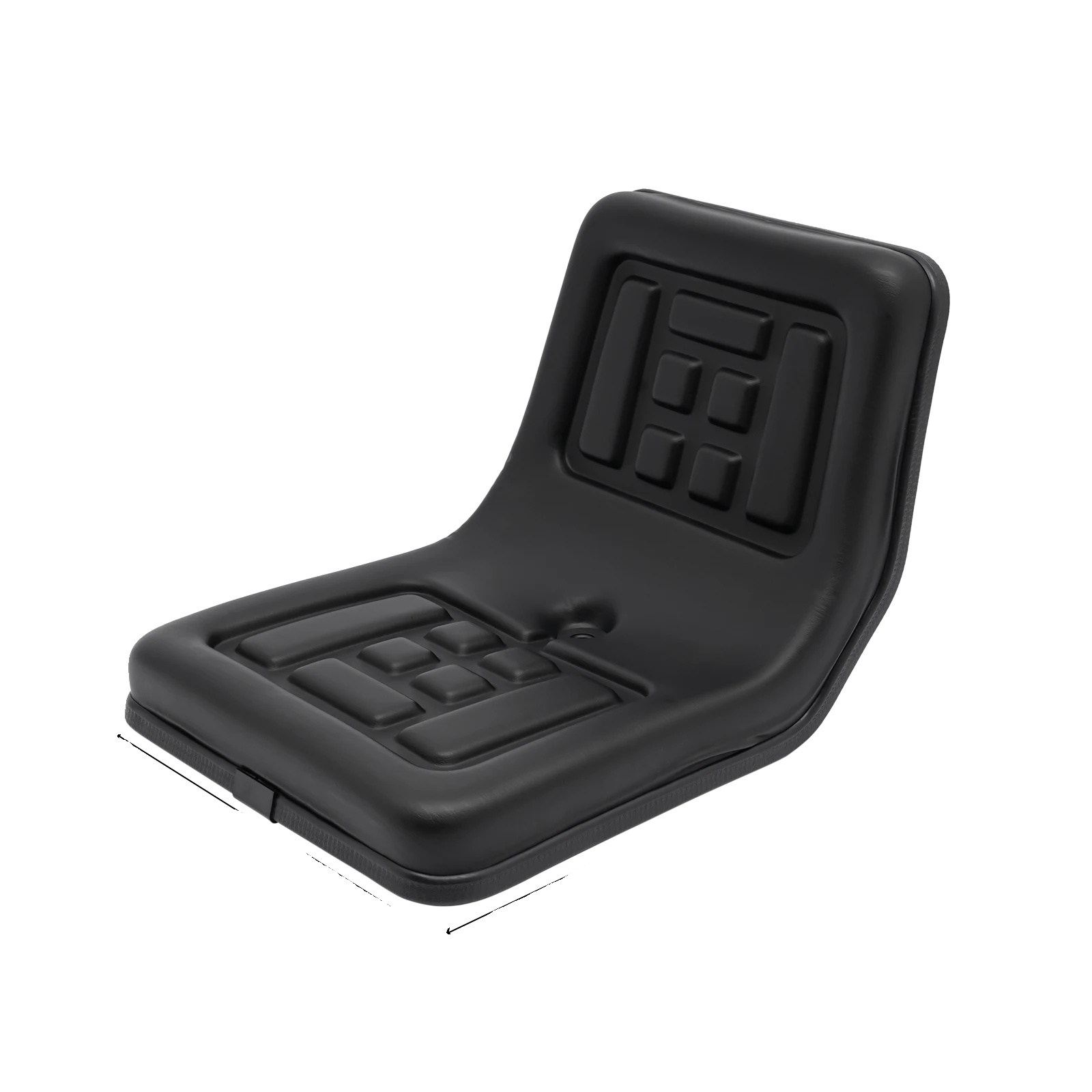 Traktorsitz, Ergonomisches Design, Universelle Kompatibilität, Schwarz
