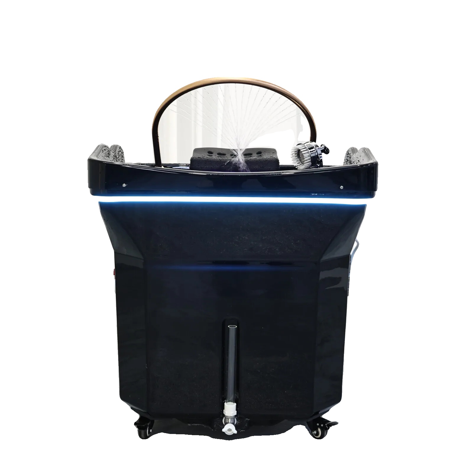 Shampoo-basin, 60l Wasserlagerung, Integriertes Heizsystem, Keine Begasung
