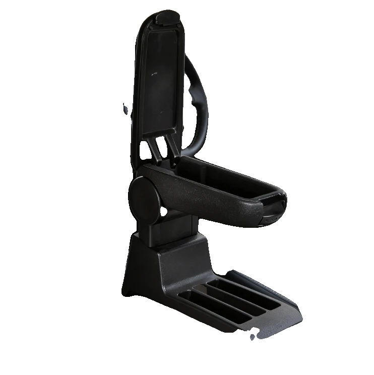 Armlehnenbox, Höhenverstellbar, Robuste Konstruktion, Schwarz