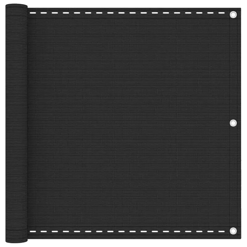 Garten Sichtschutz, Hdpe Material, Uv-beständig, Schwarz