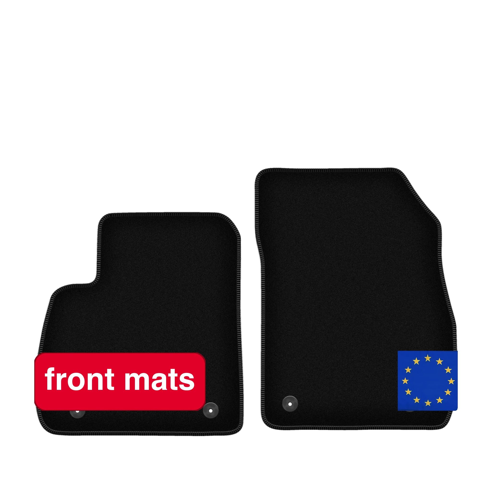Vordermatten, Synthetische Faser, Maßgeschneiderte Passform, Kompatibel Mit Opel Zafira C (2012-2018), Leichtes Design, Einfach Zu Reinigen