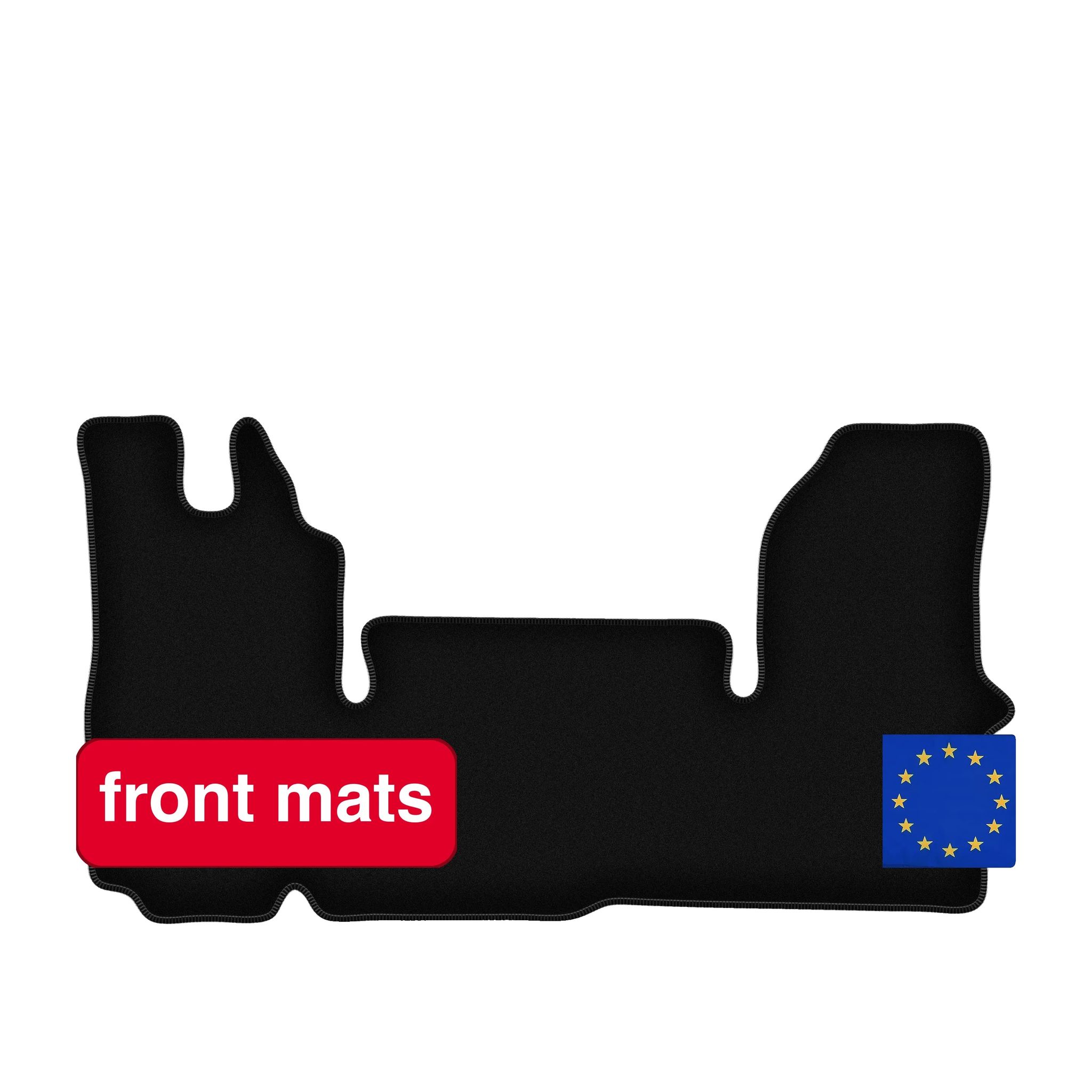 Autofußmatten, Synthetische Faser, Maßgeschneidert Für Renault Master Ii (2003-2010), Leichtes Design, Sicheres Montagesystem, Leicht Zu Reinigen