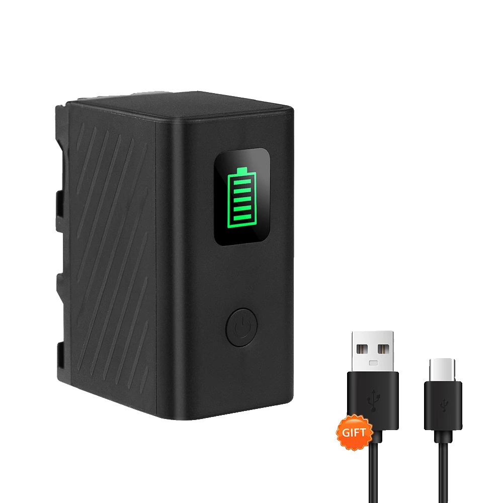 Kameraakku, 6000mah Kapazität, Type-c Schnellladung, 1 Stück Batterie