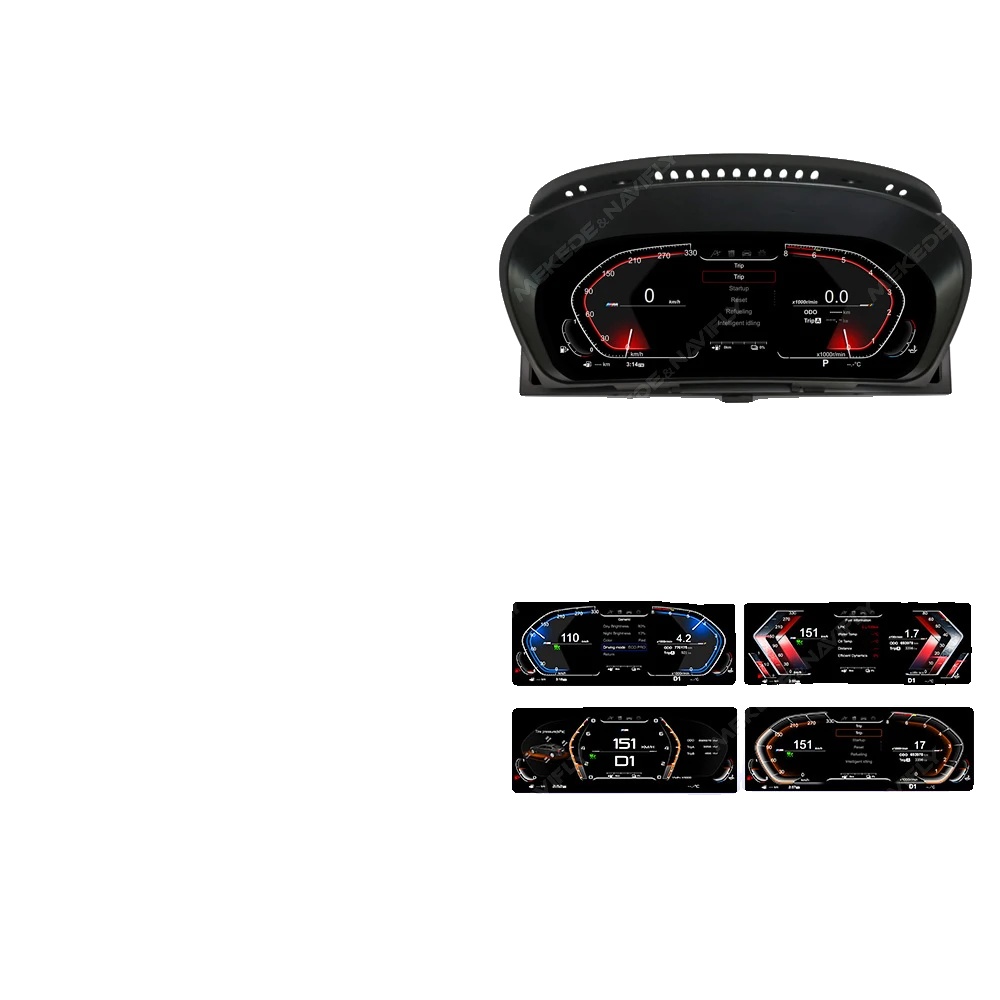 Digitales Instrumentencluster, 1920x720 Auflösung, Plug-and-play-kompatibilität, X6 E71