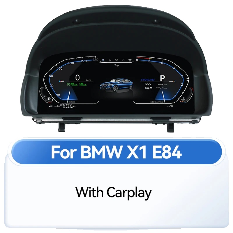 Digitales Instrumentencluster, Anpassbare Benutzeroberfläche, Fahrzeugüberwachungsfunktionen, Mit Carplay