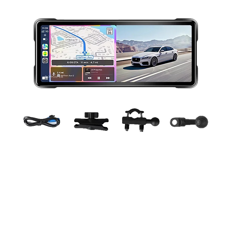 Dashboard-anzeige, Drahtlose Konnektivität, Wasserdichtes Design, 6.86 Zoll Carplay-tpms