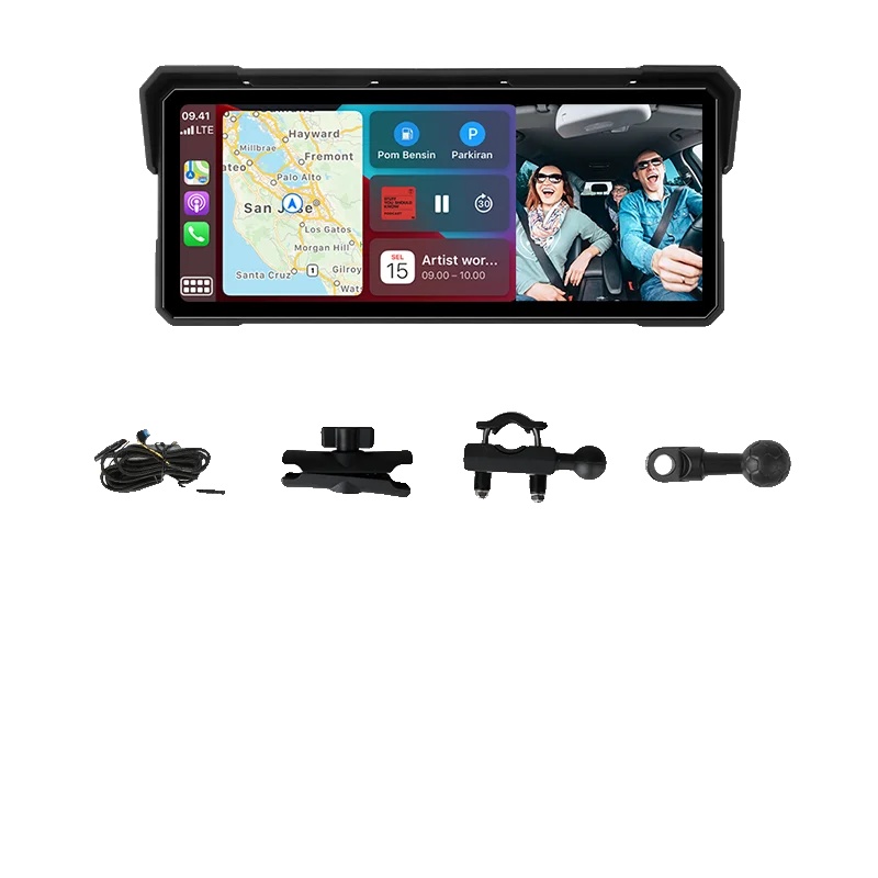 Motorrad Smart Dashboard, Wireless Carplay, Android Auto, 8,1 Zoll Carplay
