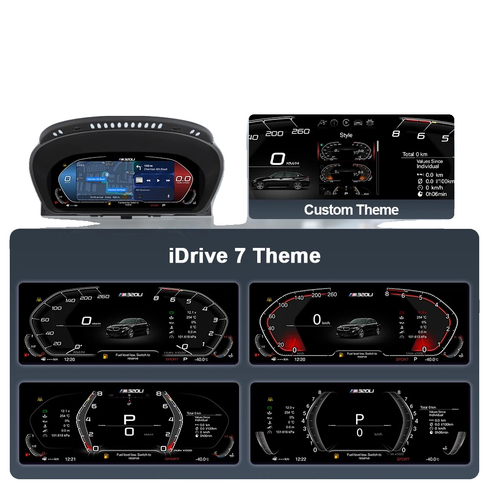 Digitales Geschwindigkeitsmessgerät, Carplay, Adaptive Geschwindigkeitsregelung, E70 Carplay-version