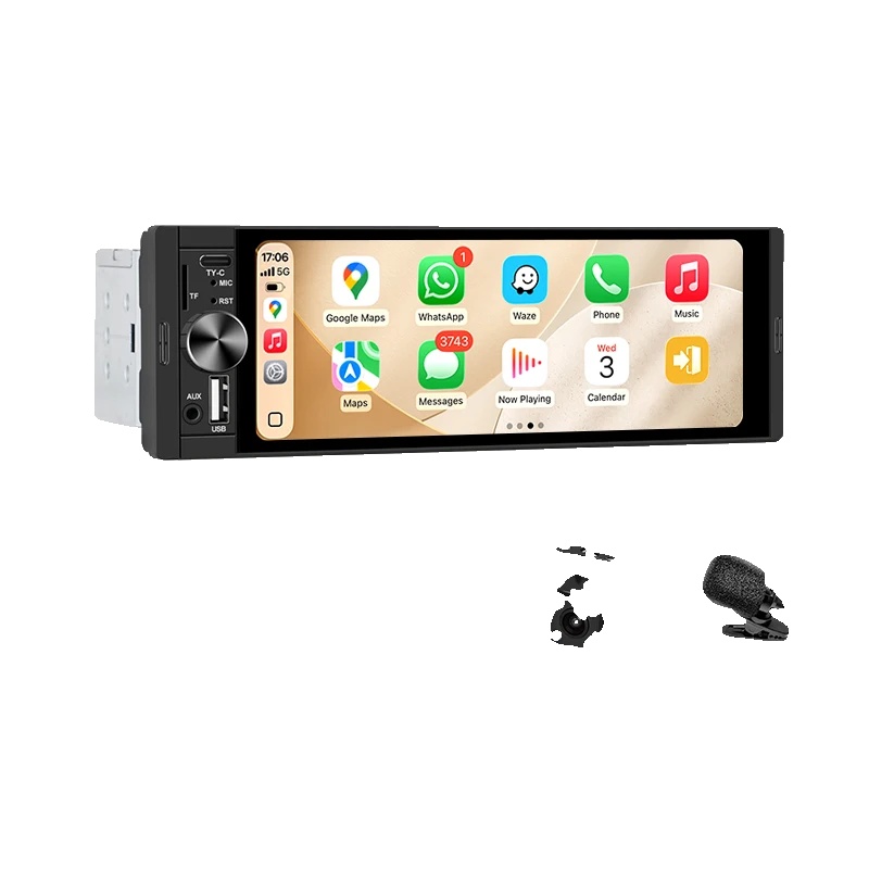Autoradio, Touchscreen-display, Sprachsteuerungsfunktion, K50 Wireless+mic+cam