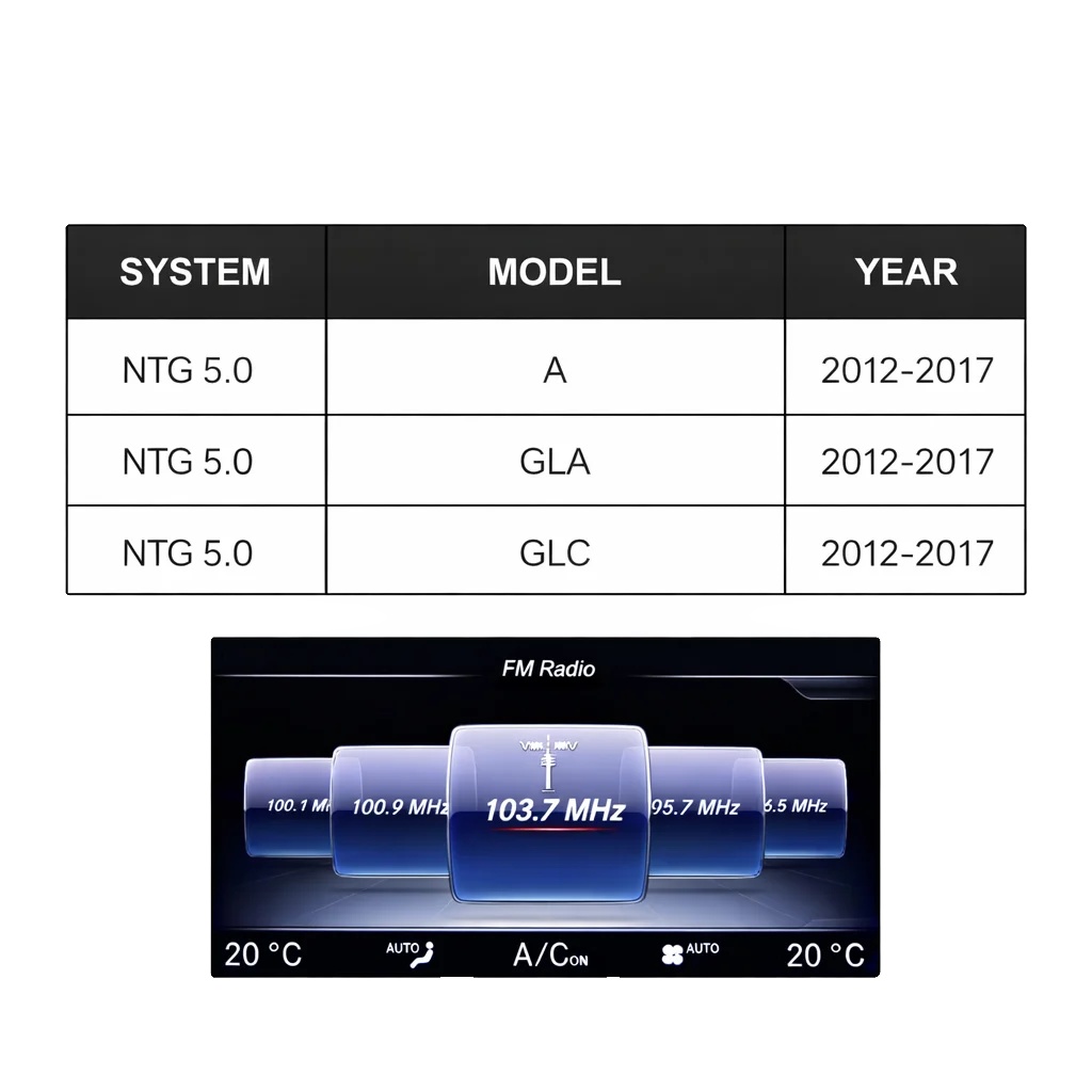 Drahtloses Carplay Android Auto, Airplay-funktionalität, Kompatibel Mit Ausgewählten Mercedes Benz Modellen, Ntg5.0