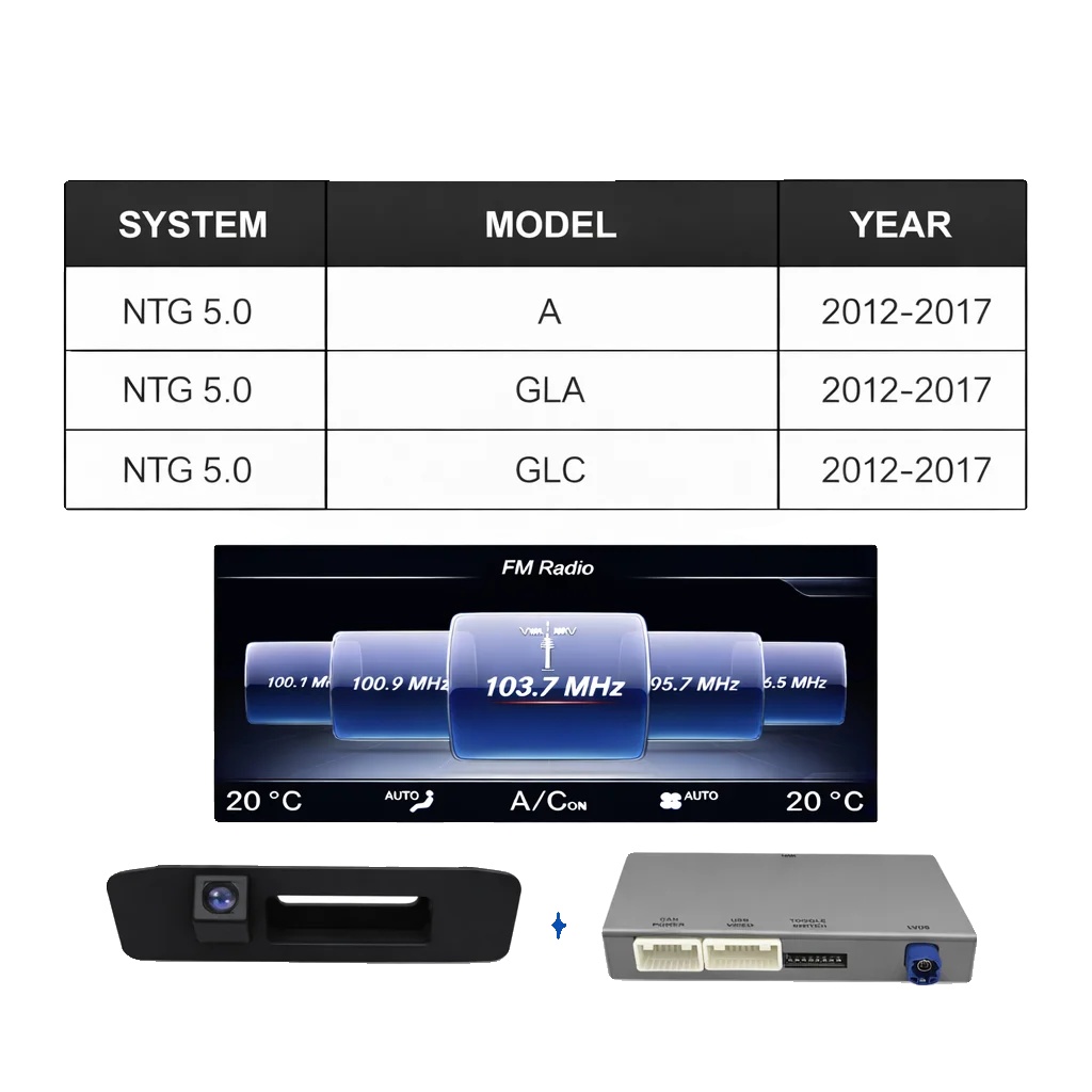 Drahtloses Carplay Android Auto, Airplay-funktionalität, Kompatibel Mit Ausgewählten Mercedes Benz Modellen, Ntg5.0 Cp Cam