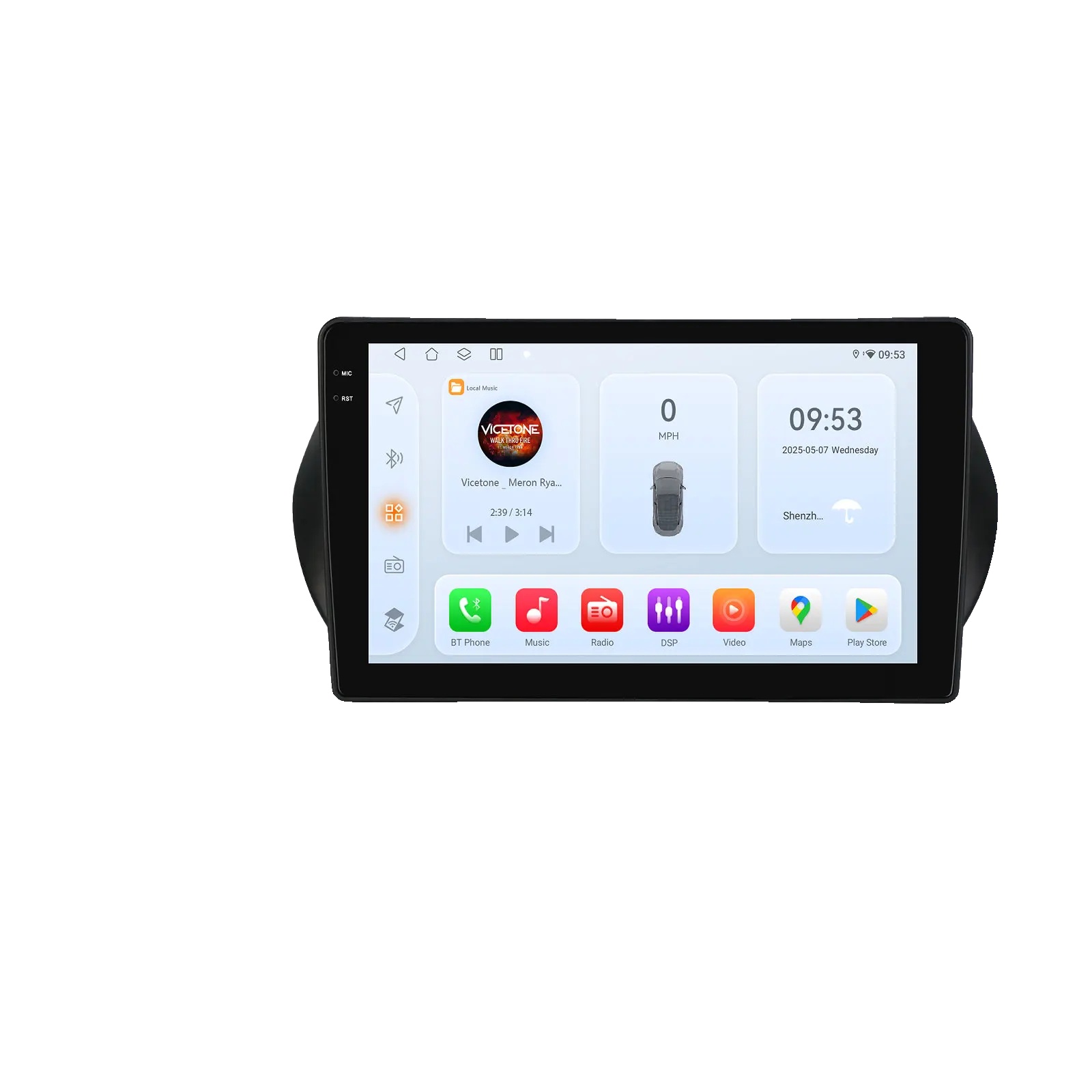 Autoradio, Touchscreen-display, Multimedia-unterstützung, Kompatibel Mit Fiat Fiorino Qubo / Citroen Nemo / Peugeot Bipper, Qs6 Rückkamera Aipro