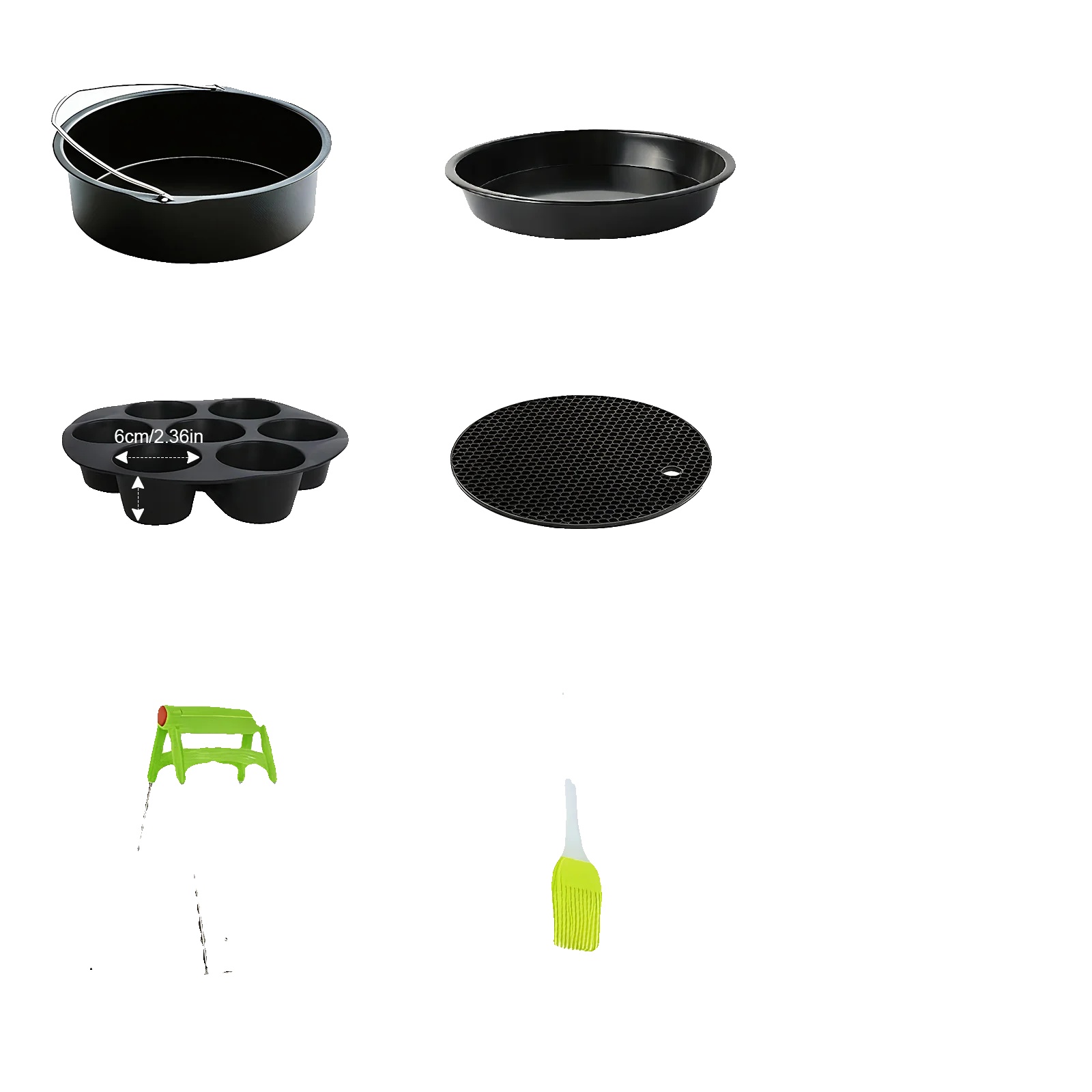 Fritteuse Zubehörset, Universelle Kompatibilität, Antihaftbeschichtung, 9-zoll-set