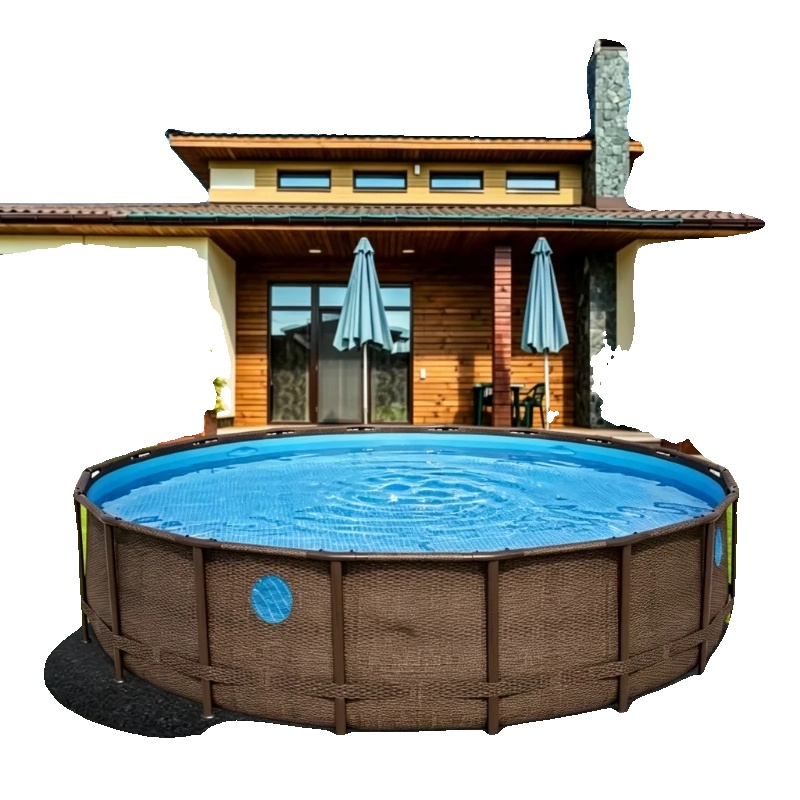 Poolbodenmatte, 396 × 396 × 0,2 Cm, Vliesmaterial, Gewicht 400 G/m², Für Den Außenbereich, Langlebiges Design