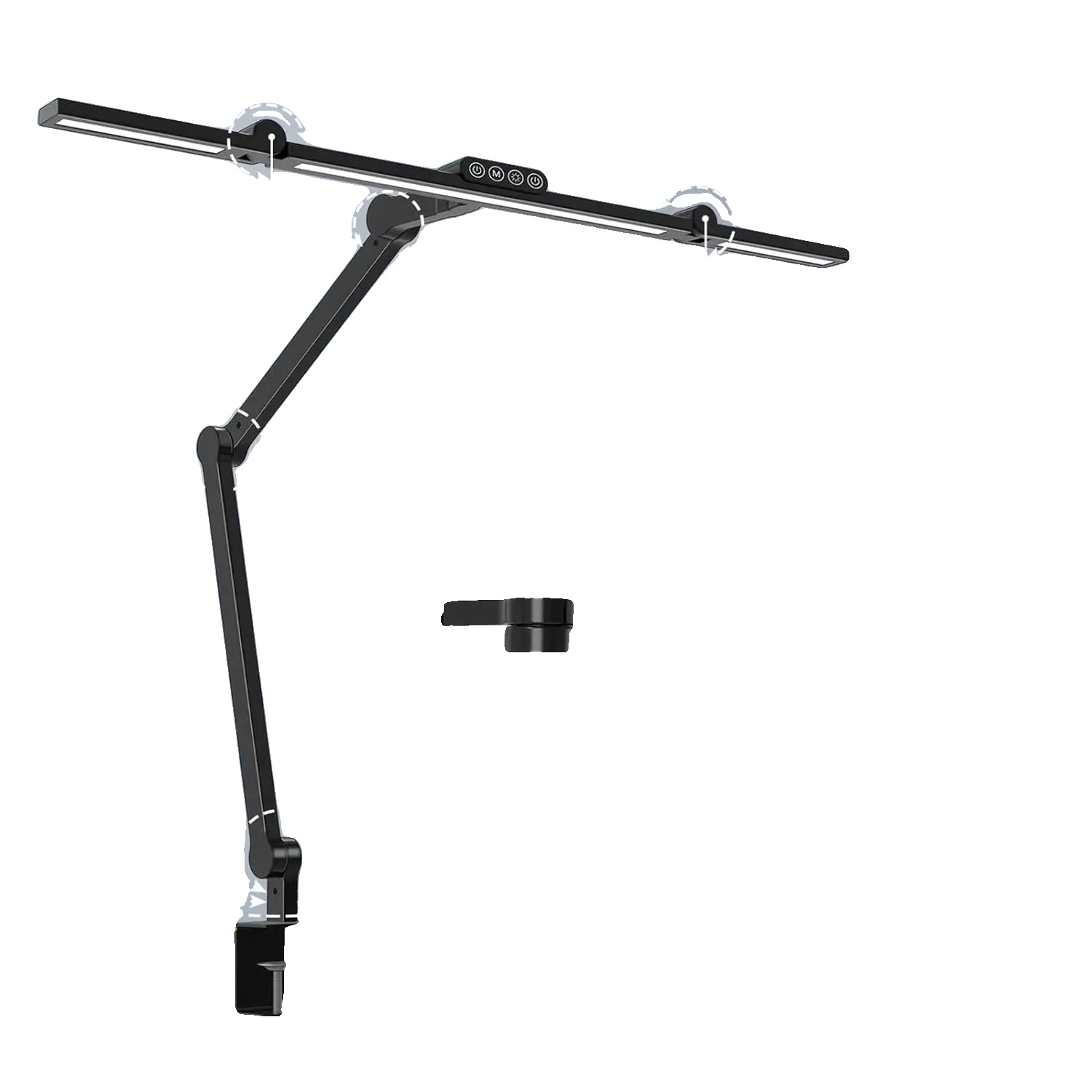 Schreibtischlampe, 5 Farbtemperaturen, Einstellbare Helligkeit, Faltendes Licht