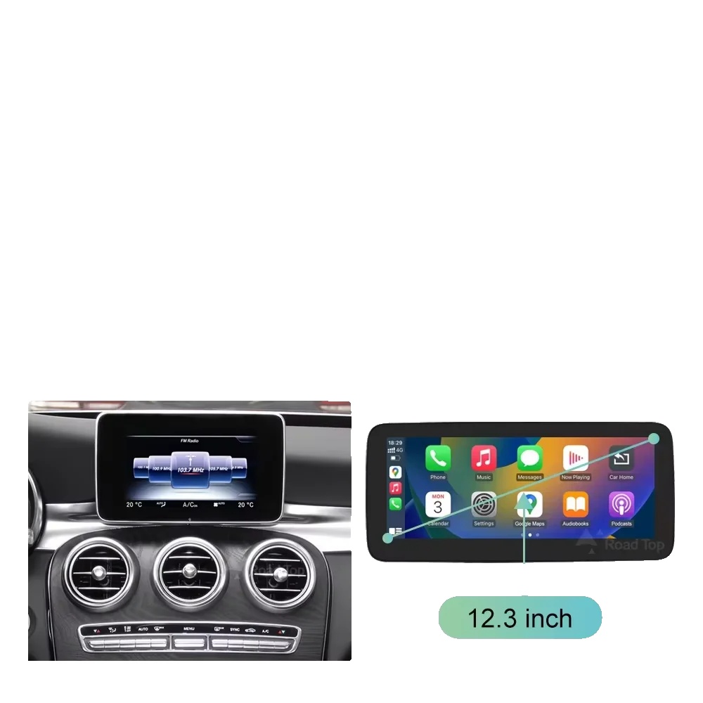 Touchscreen-display, Kabelloses Carplay, Android Auto-kompatibel, 12.3inch Ntg5.0, Keine-a