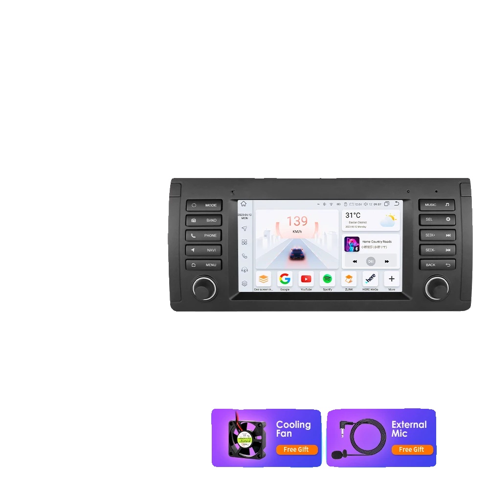 Auto-multimedia-player, Tages- Und Nachtmodi, Multimedia-unterstützung, Kompatibel Mit Bmw X5 E53 E39 M5 1996-2003, S1 (3gb 32gb)