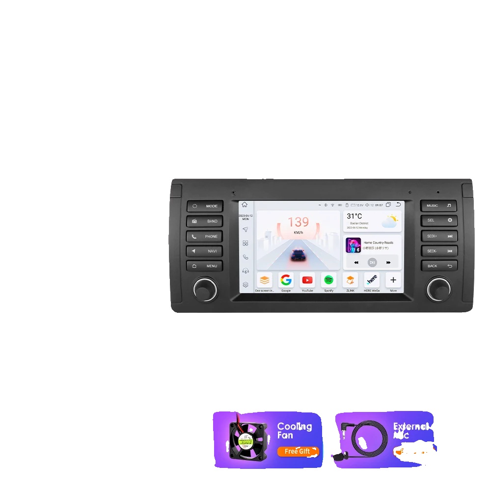 Auto-multimedia-player, Tages- Und Nachtmodi, Multimedia-unterstützung, Kompatibel Mit Bmw X5 E53 E39 M5 1996-2003, S4 (4gb 32gb)