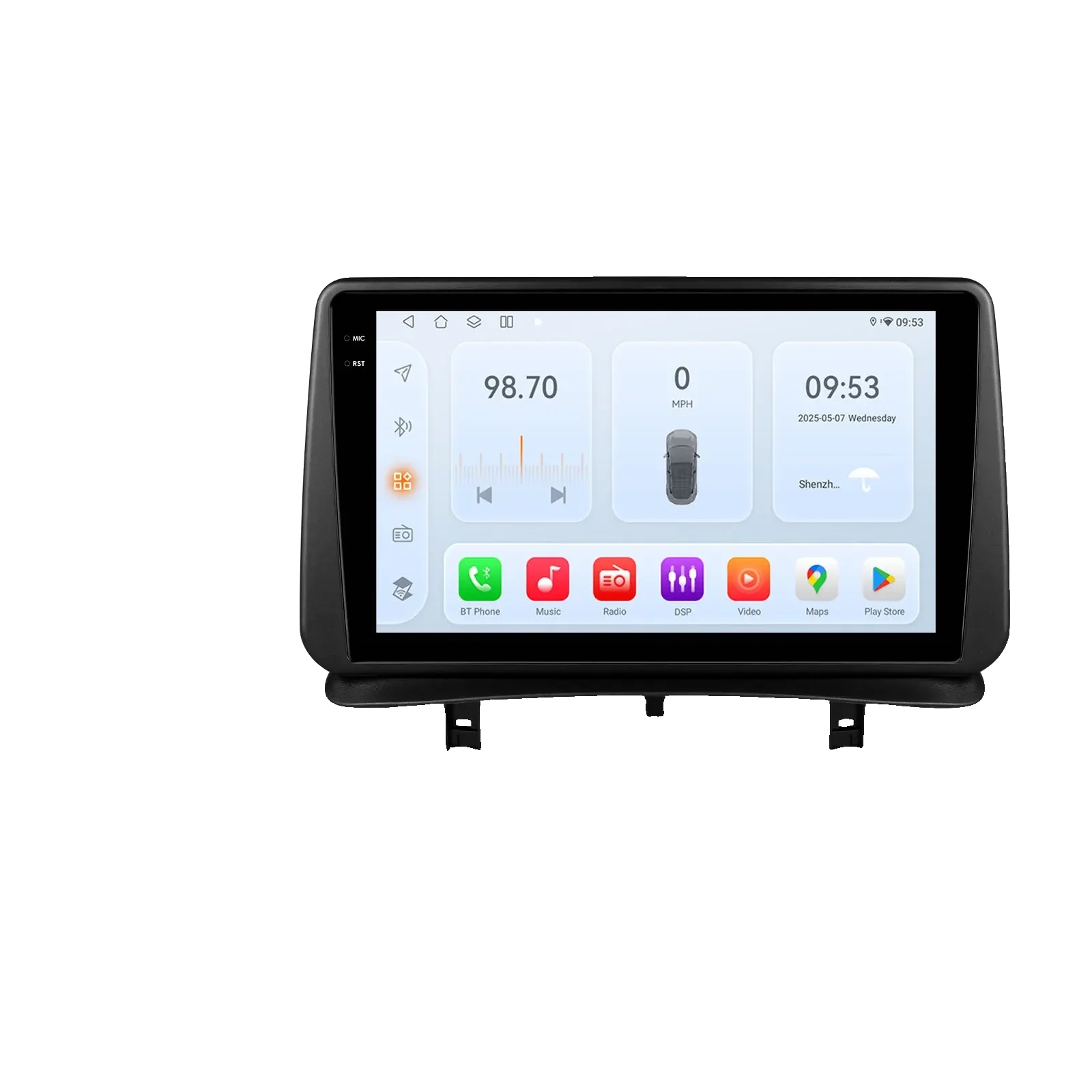 Carplay, Multimedia-videoplayer, Sprachsteuerung, Kompatibel Mit Renault Clio 3 2005-2014, Qs8 Ki Ahdc2