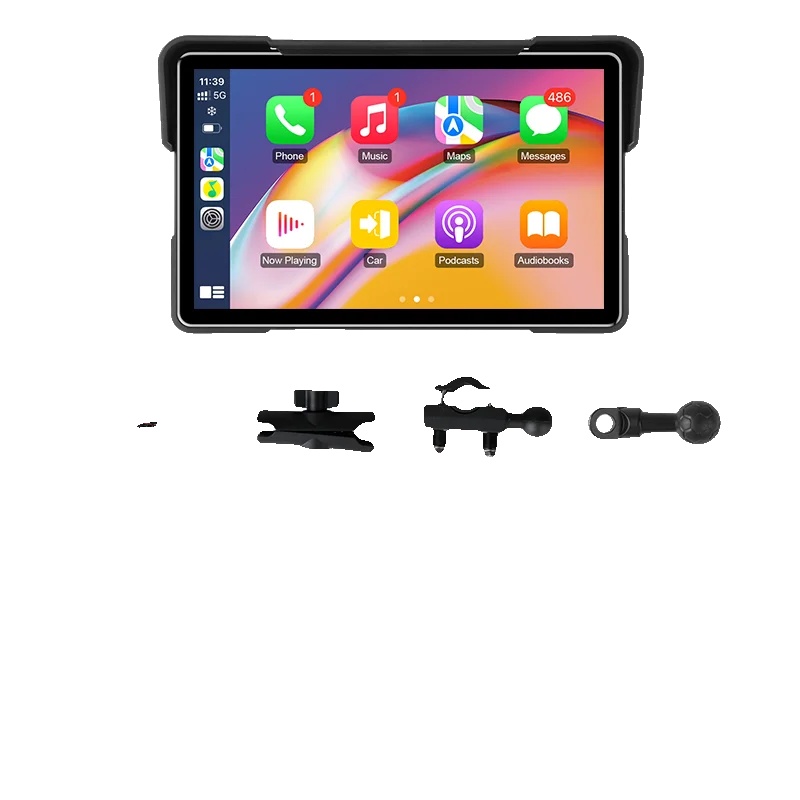 Digitales Motorrad-armaturenbrett-display, Kabelloses Carplay, Bluetooth-konnektivität, 7,0 Zoll Carplay-tpms