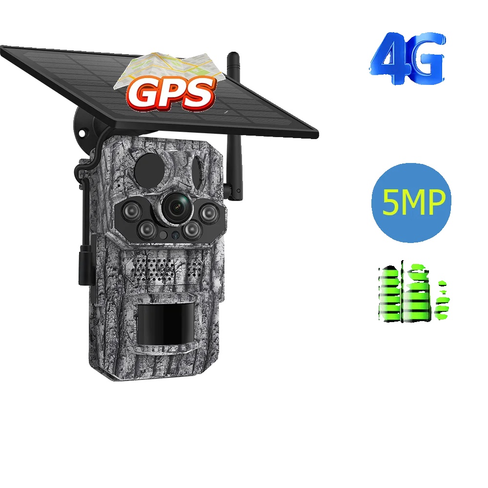 Überwachungskamera, 120° Sichtwinkel, Nachtsicht, Gps 5mp