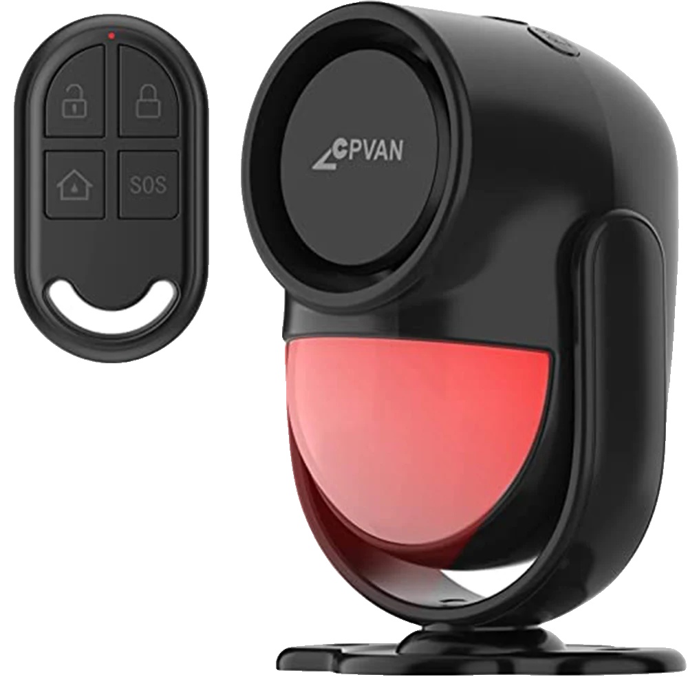 Pir-bewegungsmelder, 125 Db Alarm, 8 Meter Erfassungsbereich, Set 1