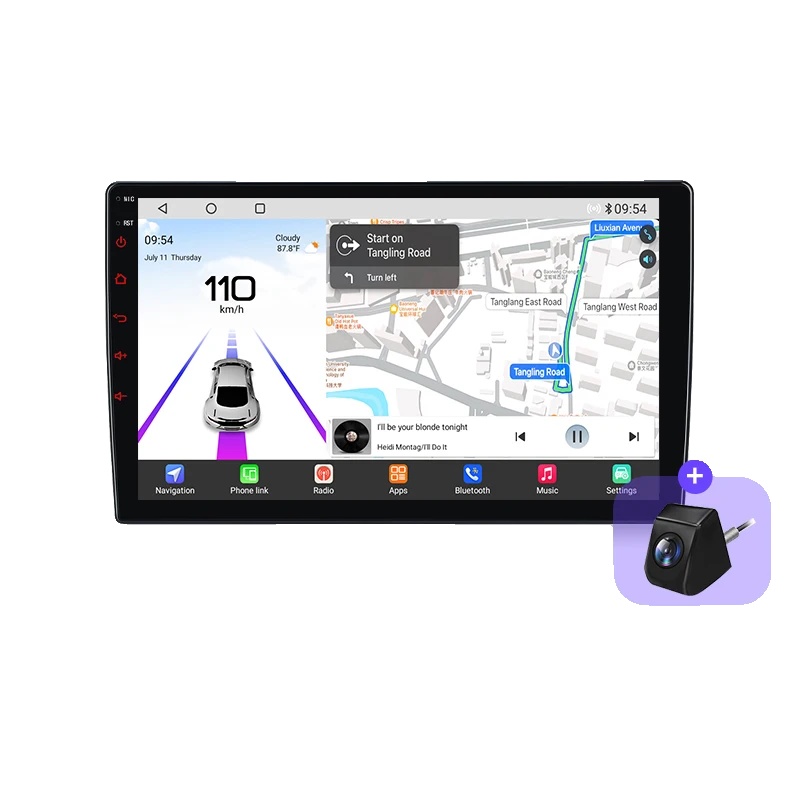 Autoradio, Displaygröße, Smartphone-kompatibilität, Kompatibel Mit Honda Edix Frv 2004-2009, V9 Pro (6gb 128gb) + Ahd-kamera