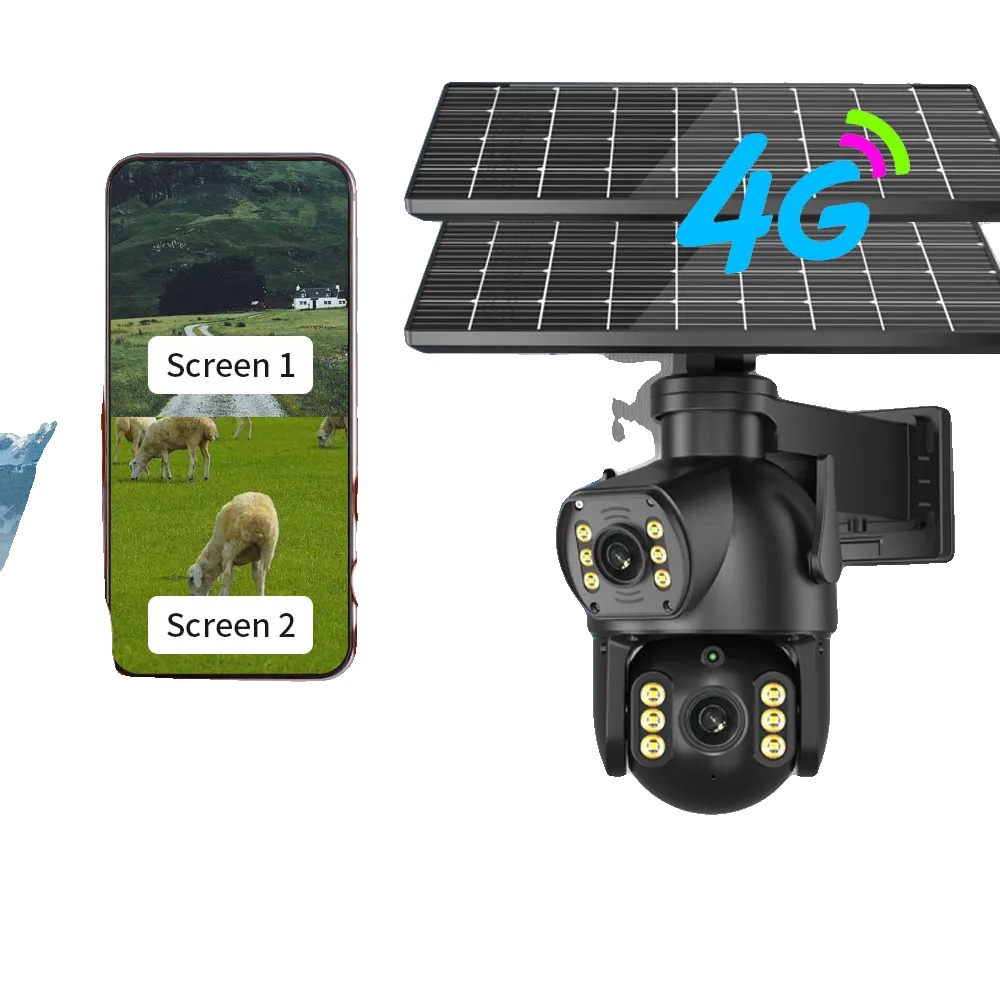 Solar-kamera, 4g-konnektivität, Wetterfestes Design, 8mp 64g Karte, Eu-stecker