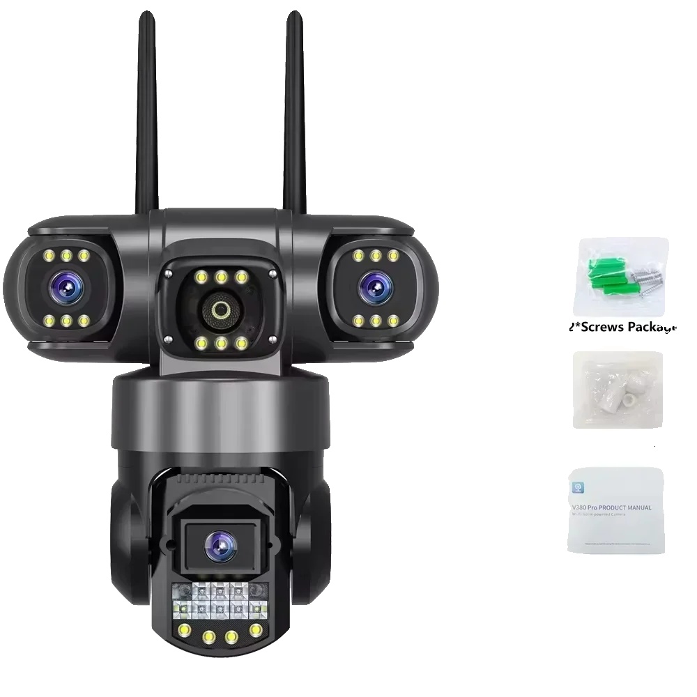 Außen-wlan-kamera, 12mp Auflösung, Nachtsicht, 256gb Wlan-kamera Eu