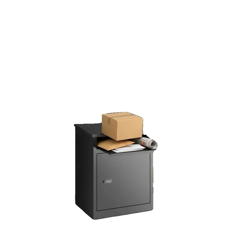 Paketbriefkasten, Passwortschloss, Diebstahlschutzdesign, Schwarz