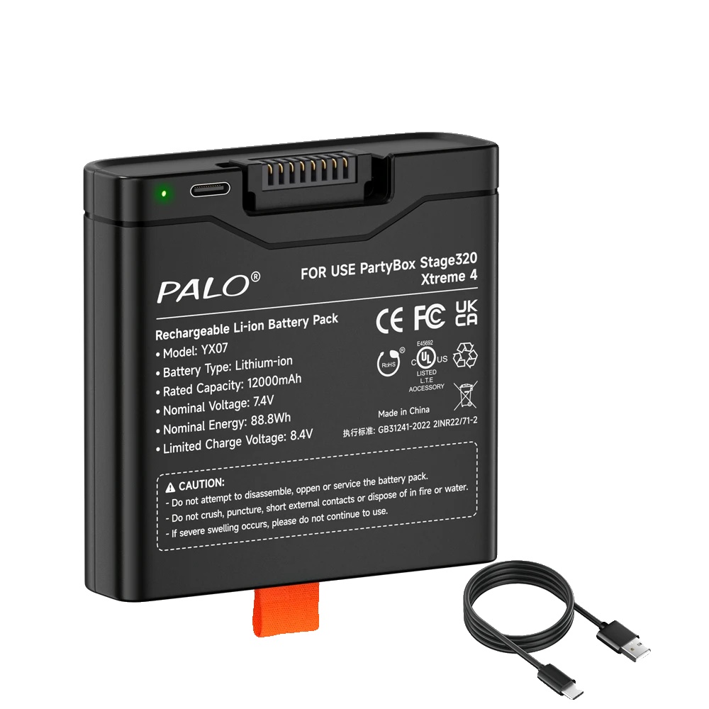 Wiederaufladbarer Akku, 12000mah Kapazität, Bluetooth-lautsprecher-kompatibilität, 1pc Batterie