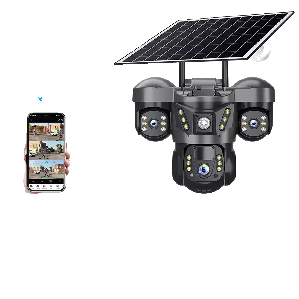 Ip-kamera, 12mp Auflösung, Nachtsichtfähigkeit, Wifi Kamera 128g Karte